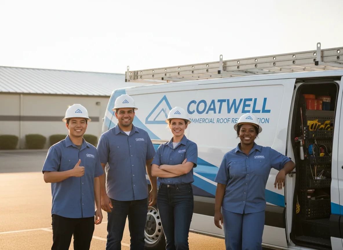 Commercial roof coating company in Plantersville, TX